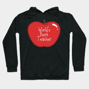 World's Best Teacher Apple Hoodie